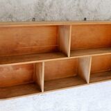Wooden wall shelf