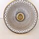 Moroccan ceramic Sink 100% handcrafted with Gold Brass
