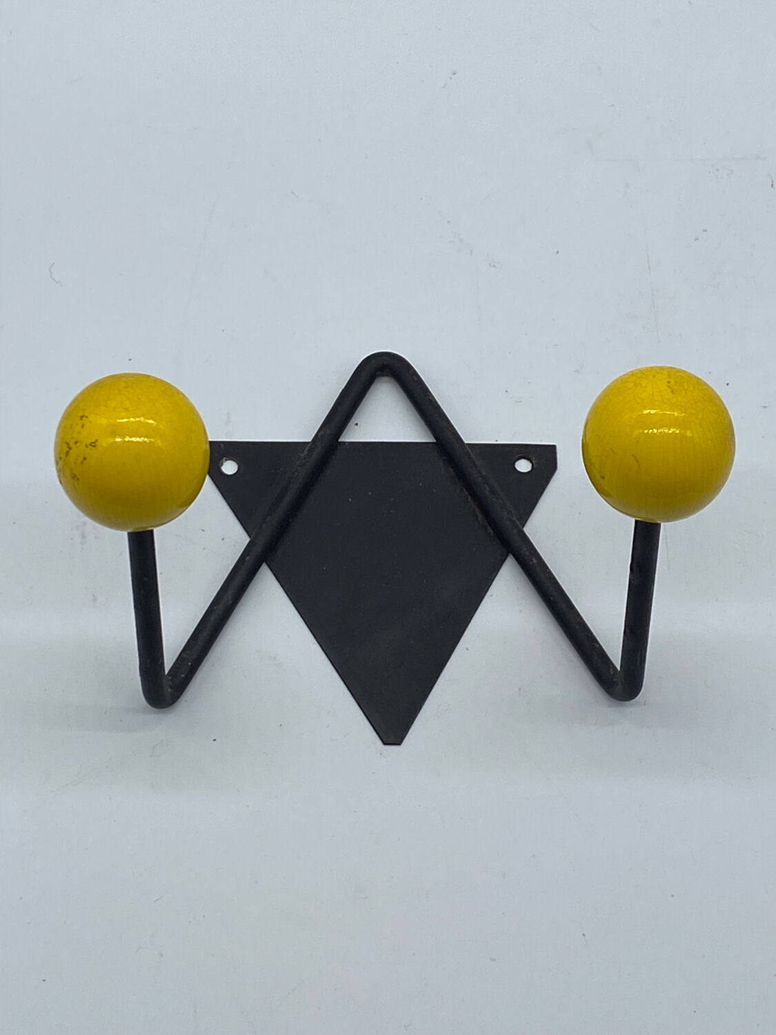 Hooks coat rack balls vintage