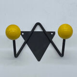Hooks coat rack balls vintage
