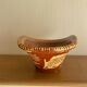 Old glazed terracotta plate, Portuguese craftsmanship.
