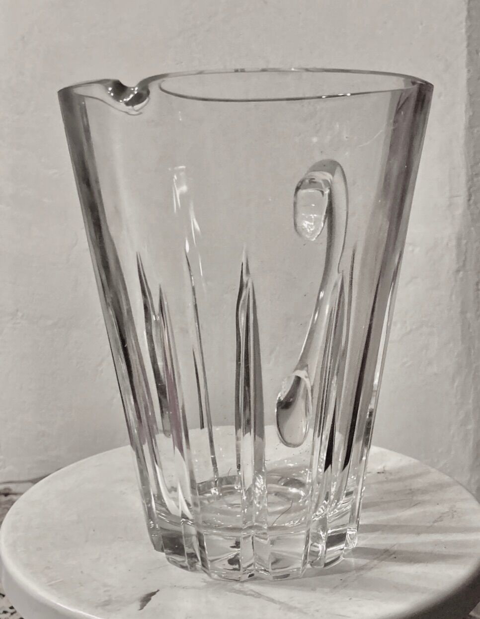 Crystal water pitcher