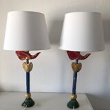 Pair of table lamps Fondica, Pierre Casenove, 1994