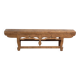 Table basse de grand format en cèdre à ceinture sculptée – Chine, vers 1920