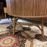 Rattan & bamboo bar vintage year 50/60