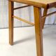 Solid wood side table 60s 70s