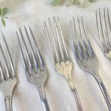 Set of 8 Vintage Mismatched Forks