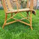 Fauteuil en rotin 60s