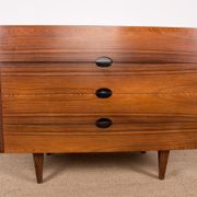 Rosewood chest of drawers designed by Paul Geoffroy published by Roche Bobois.