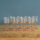 8 verres à liqueur Rosaline Luminarc