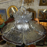 Murano glass plate chandelier from 1960