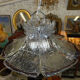 Lustre en plaque de verre Murano de 1960