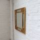 Miroir Deknudt doré vintage