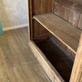Ancienne armoire bois massif aérogommé