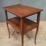 Louis XV style solid wood bedside table