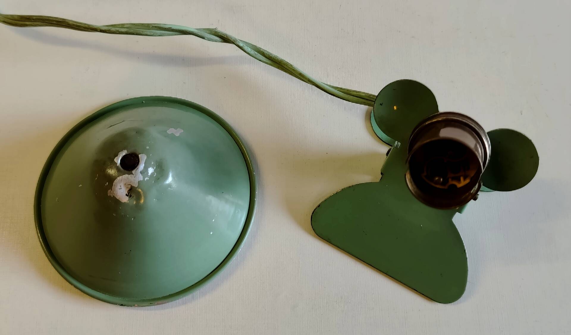 Mushroom clip lamp - 1950s/60s
