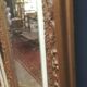 High and narrow mirror in gilded stucco late nineteenth century