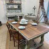 Table with carved legs