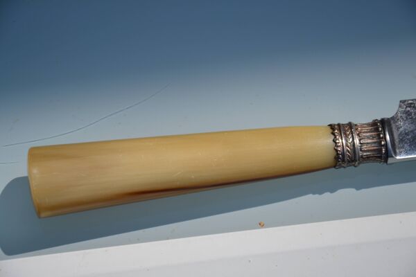 6  anciens couteaux de table signés J Ott Coutellerie de Colmar