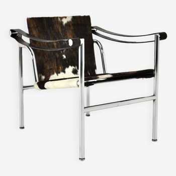 LC1 cowhide armchairs by Le Corbusier for Cassina, 1970s