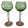 2 crystal Roemer wine glasses from the 70s/80s.