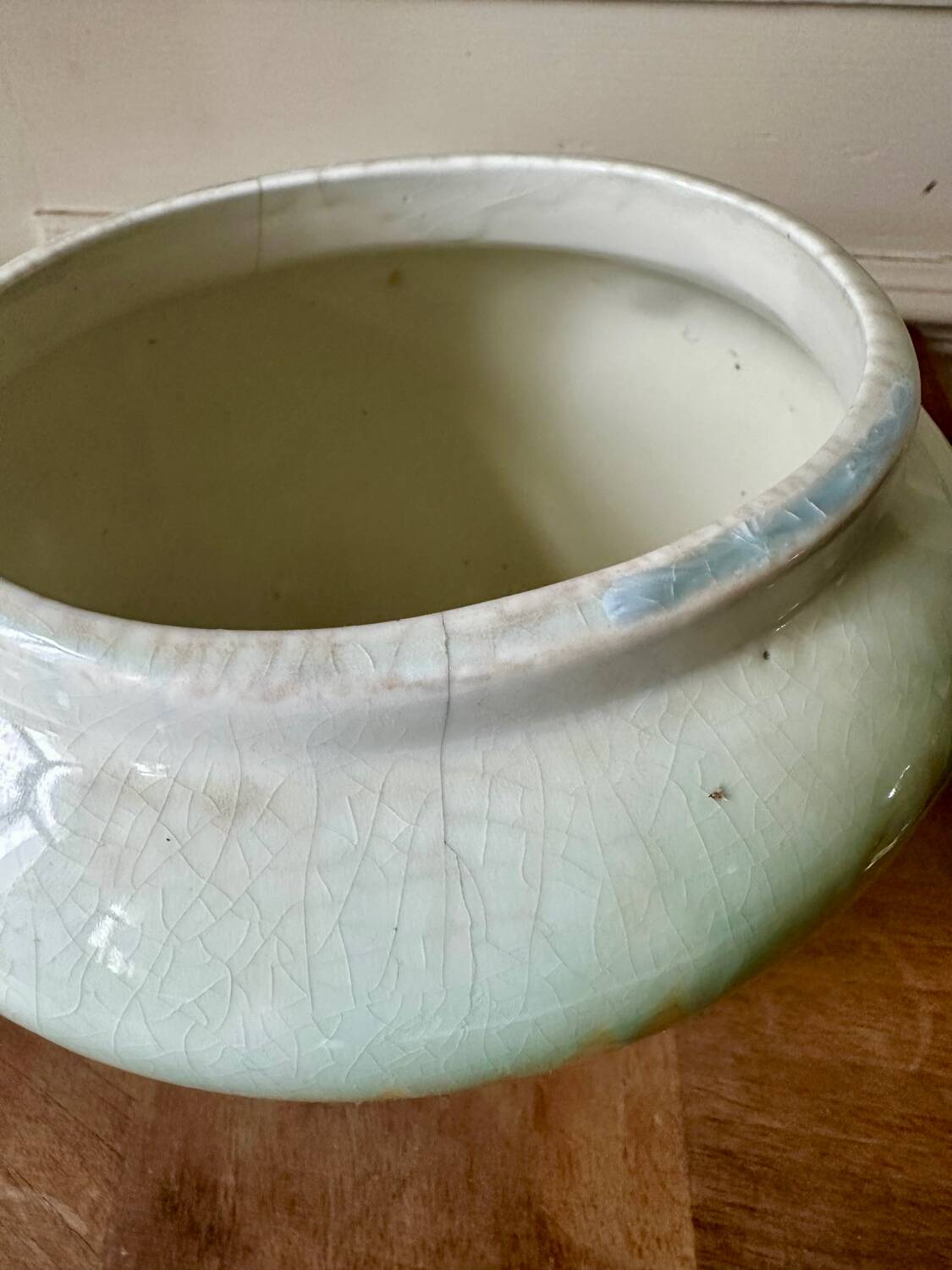 Glazed stoneware vase from the 70s