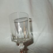 Lot 6 verres à vin cristal d'arques