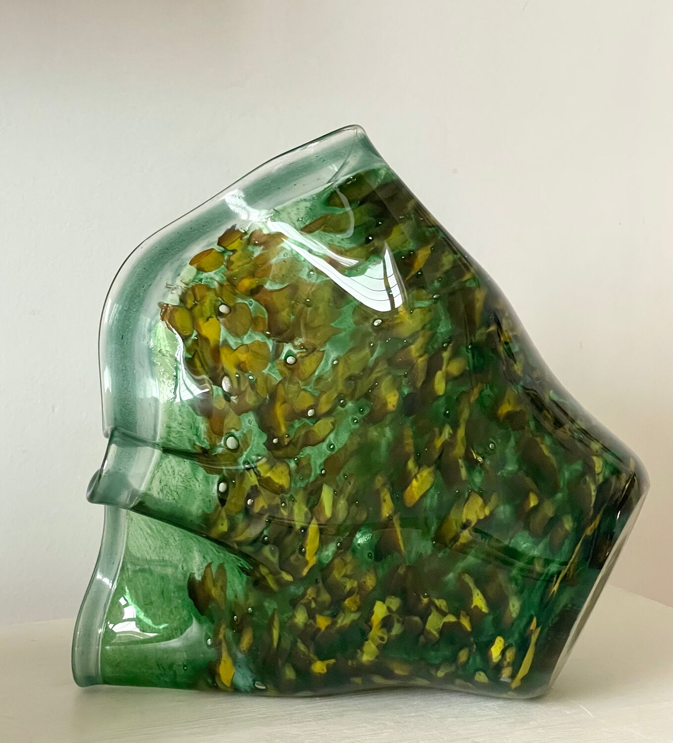 Blown glass vase 1970.