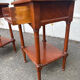 Bedside tables – Camille & Vence – furniture – pair in varnished wood