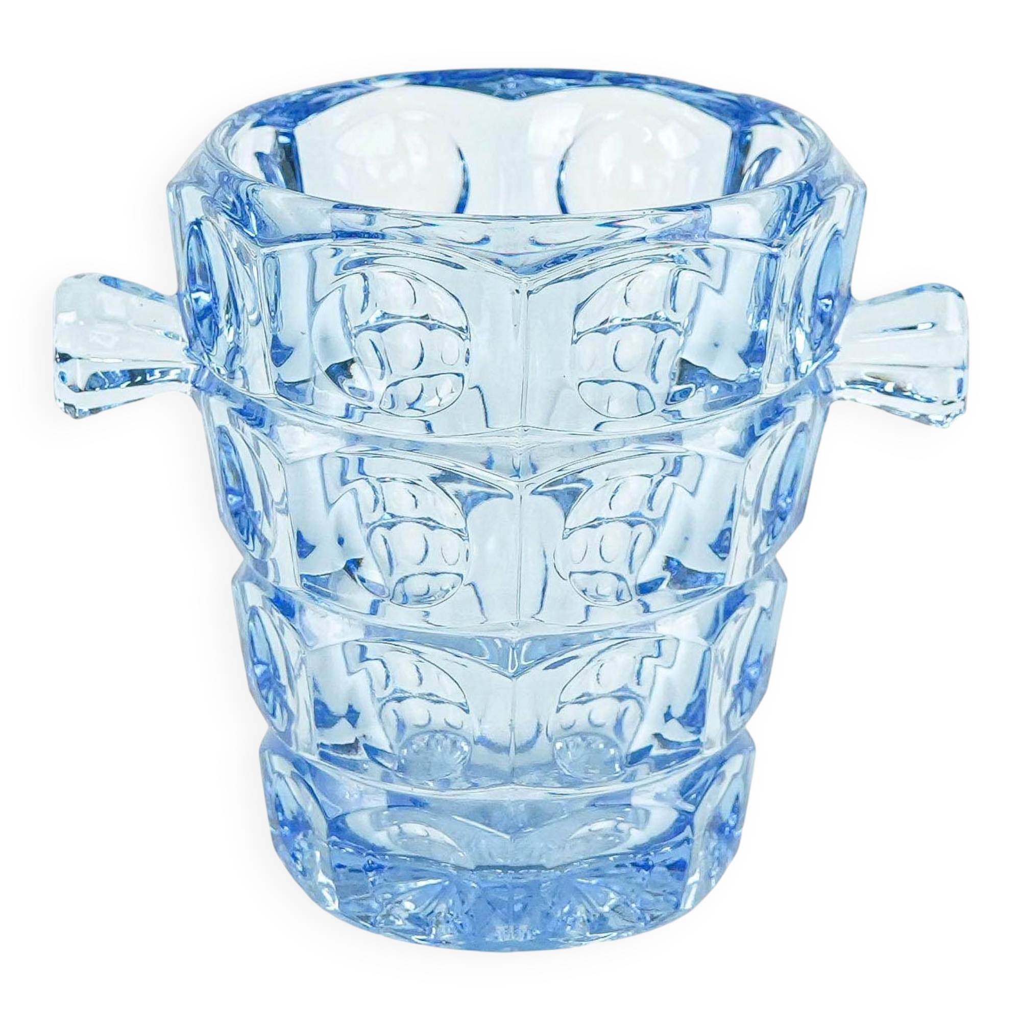 Seau à glace, design danois, années 1970, fabriqué par Holmegaard