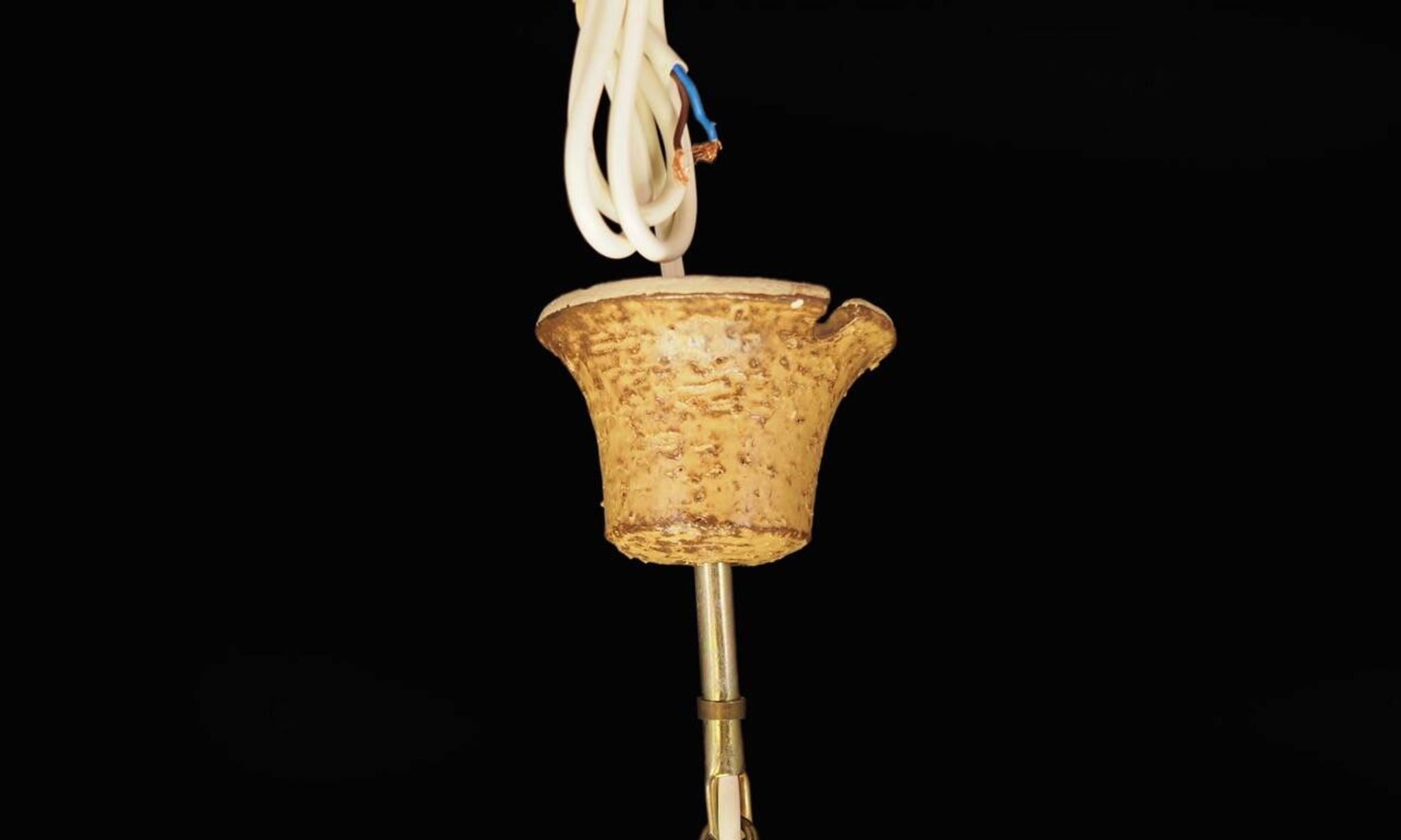 Lustre en céramique, style vintage, années 1960, production : Danemark