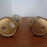 Amber Bubble Table Lamps by Richard Essig for Saku Leuchten, 1960s, Set of 2