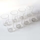 Set of 8 Baccarat crystal glasses