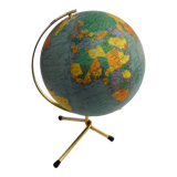 Tripod terrestrial globe 1960'