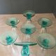 7 verres Luminarc bleu turquoise