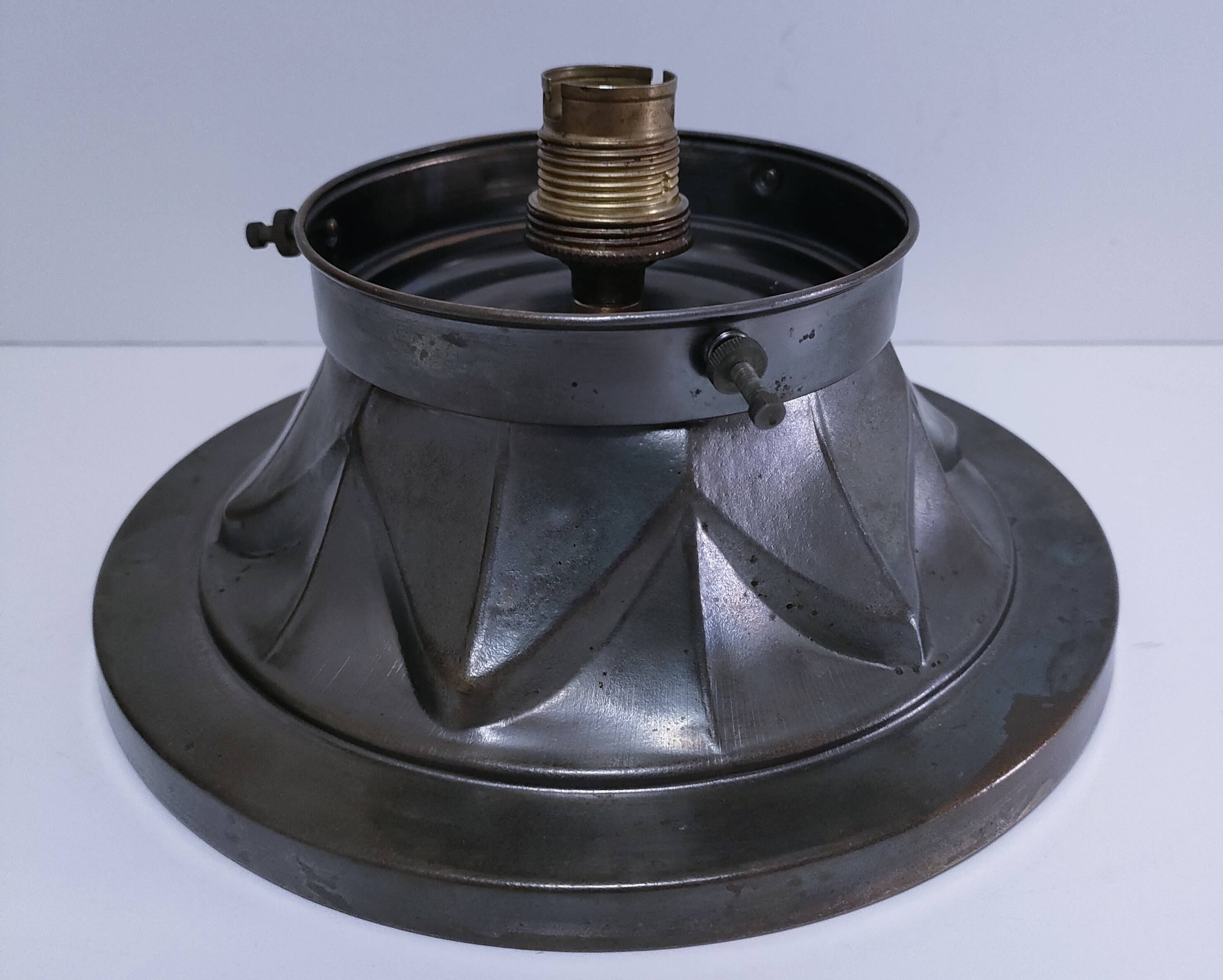 Large art deco skyscraper building ceiling light 1930
