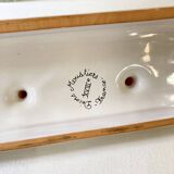 Moustiers earthenware hook / tea towel holder