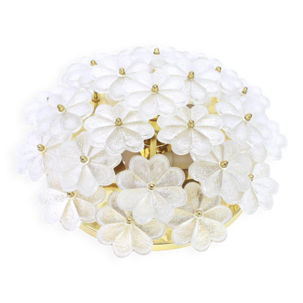 Murano glass wall sconces by Ernst Palme, Germany, 1970s.