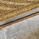 Wooden and rope bench from the 1950s,  Vibo