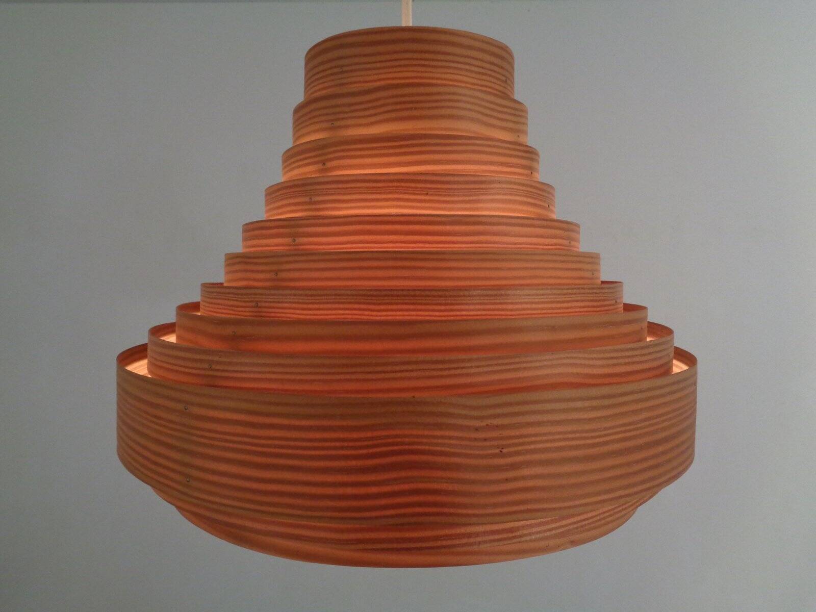 Wooden Lamella Ceiling Lamp by Hans-Agne Jakobsson for Hans-Agne Jakobsson AB Markaryd, 1960s