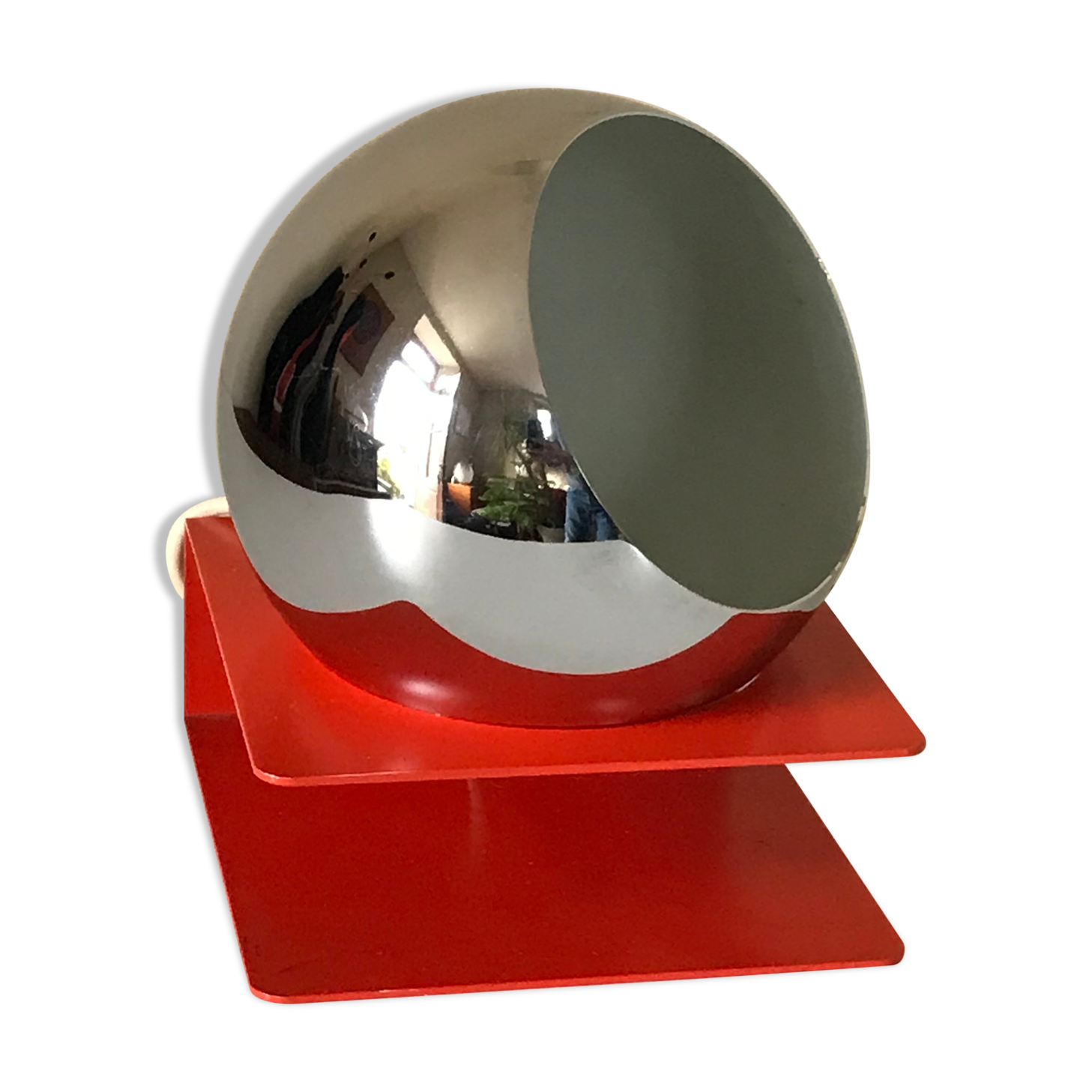 Vintage eye ball lamp design 70s