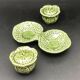 Cabbage-shaped salt and pepper shakers