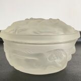 Empty molded glass pocket erotic decoration