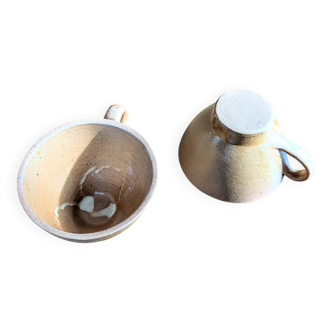 duo de tasses en grès