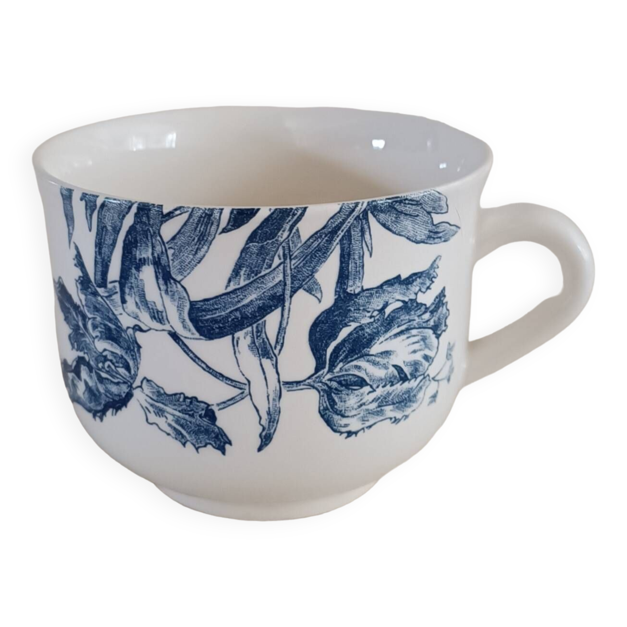 Gien tulip breakfast cup