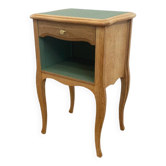 Wooden bedside table
