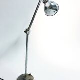 Vintage industrial chrome work light by AGI, 1930s
