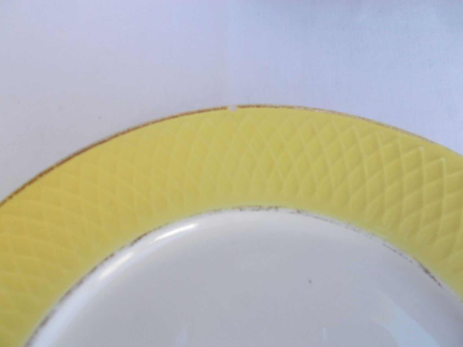 7 vintage flat plates Orches moulin de loups