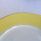 7 assiettes plates vintage Orches moulin de loups