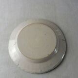 Old plate decoration flowers, ceramic from Auvillar, 18-19th